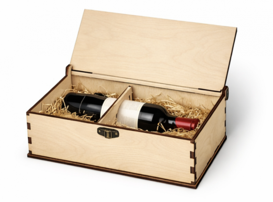 Коробка для коньяка на 1 бутылку с ложементом