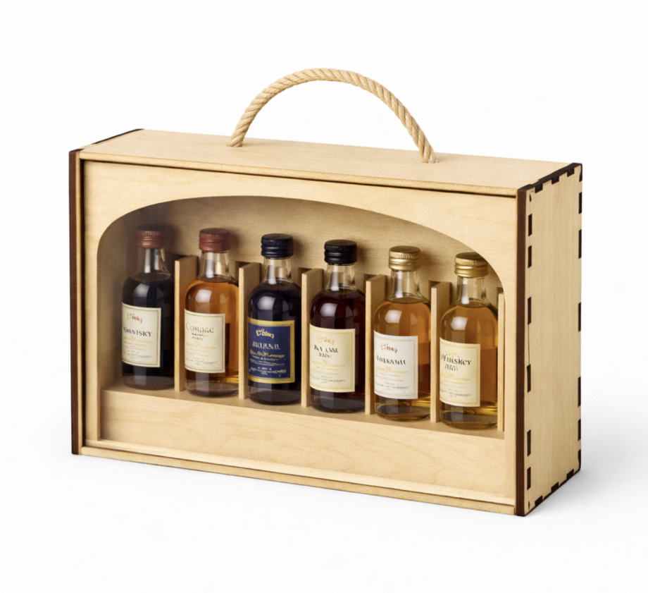 Пенал для мини-бутылочек (6 шт) дегустационный