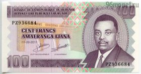 Бурунди 100 франков 2011