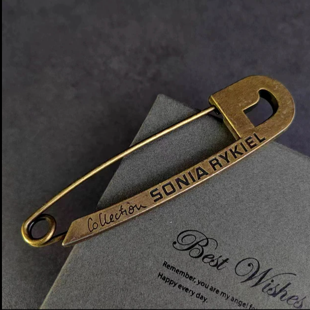 Брошь  Булавка декоративная "Sonia Rykiel collection"  цвет античная бронза (SR-01)