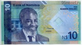 Намибия 10 долларов 2025
