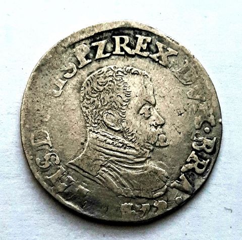 1/5 экю 1572 Испания Нидерланды Брабант Бельгия AUNC