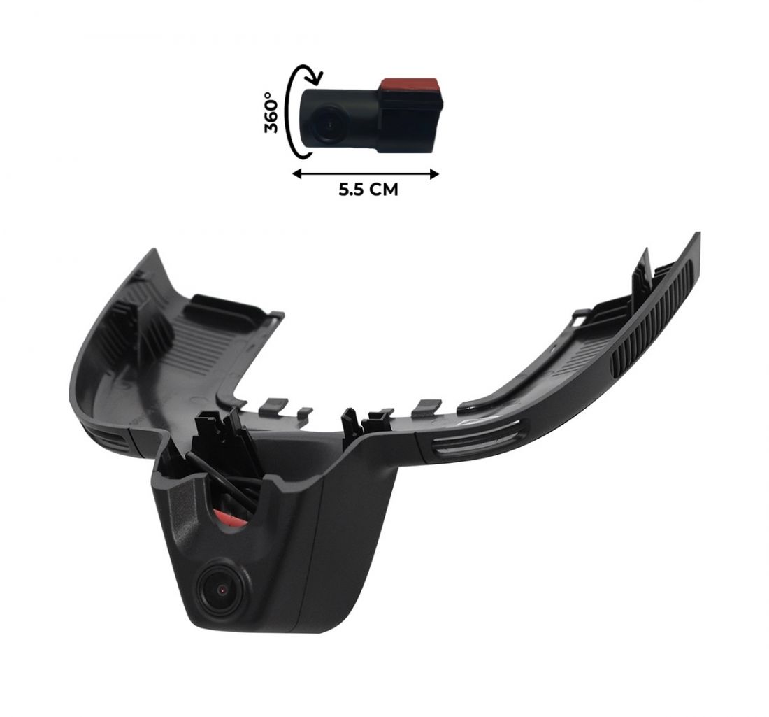 Mercedes GLS X167 2019+/GLE W167 2019+ (для комплектаций с тремя линиями прорезей) RedPower DVR-MBS6-G DUAL (черный) штатный двухканальный видеорегистратор