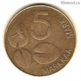 Финляндия 5 марок 1993 M