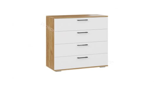 Комод «Нео» - 502.000.000 Дуб Крафт золотой, Белый