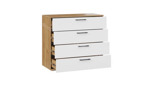 Комод «Нео» - 502.000.000 Дуб Крафт золотой, Белый