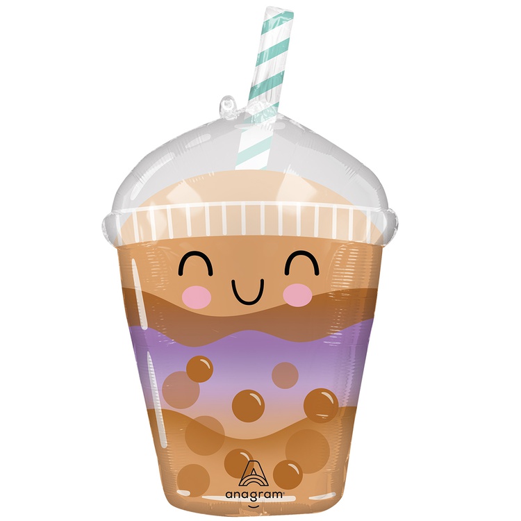 бабл ти шар фигурный фольгированный с гелием