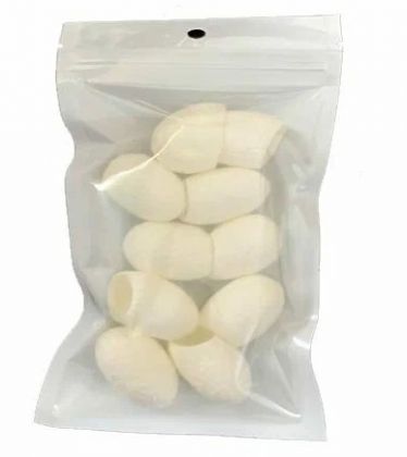 Коконы шелкопряда для пилинга лица 10 шт в упаковке