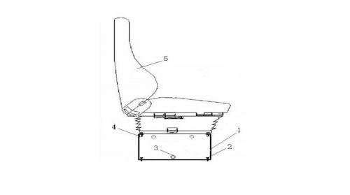 Левое сиденье HOWO в сборе для Howo70