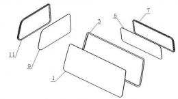 Переднее ветровое стекло (Hai'an, Jiangsu) для Howo70