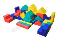 Набор мягких модулей Строительный 40 элементов