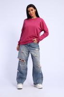 Свитшот женский 325 [темно-розовый]