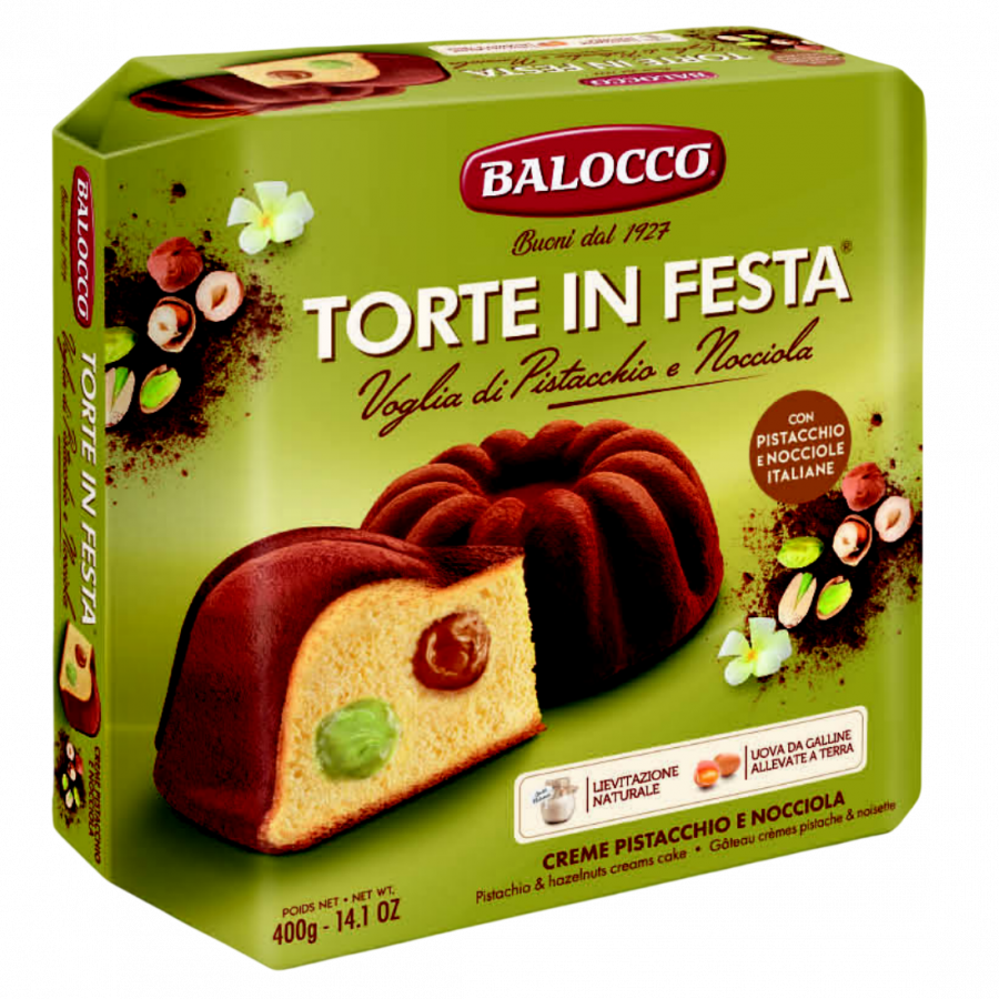 Торт Фисташка и фундук Balocco 400 г