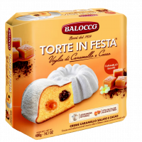 Торт с кремом Соленая карамель и шоколадным кремом Balocco 400 г
