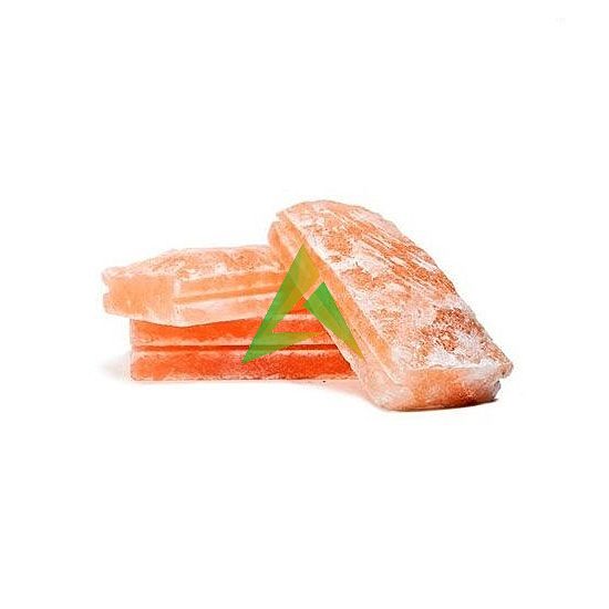 Кирпич из гималайской соли розовая 35*200*100 мм натуральный (Рустик) с пазом не торцованный