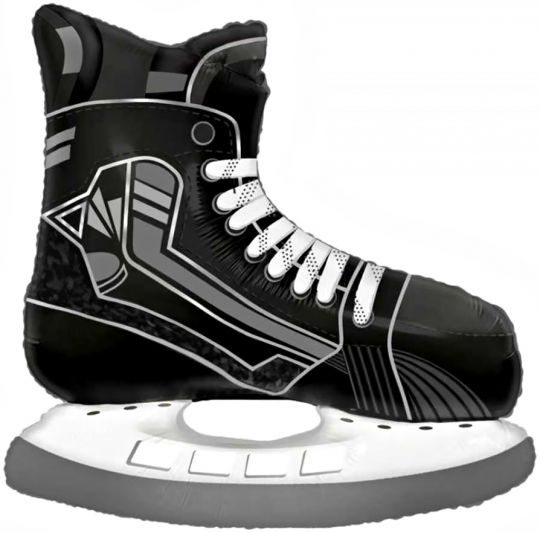 Коньки (1 шт) шар фигурный фольгированный с гелием