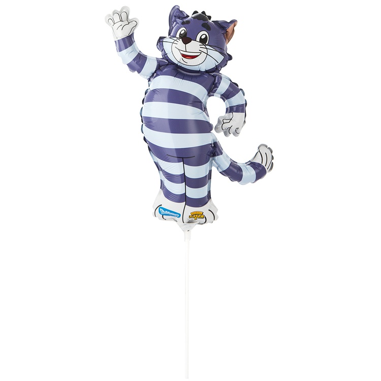 Матроскин на палочке малый шар фигурный фольгированный с воздухом