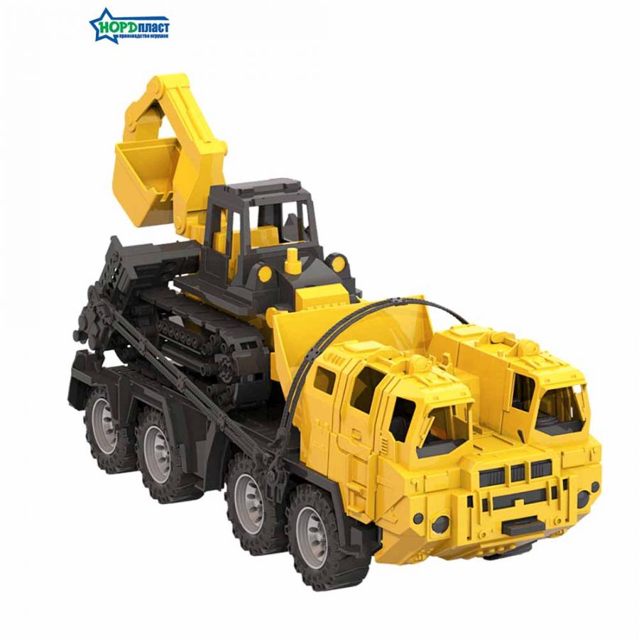 Тягач «Урал» с трактором