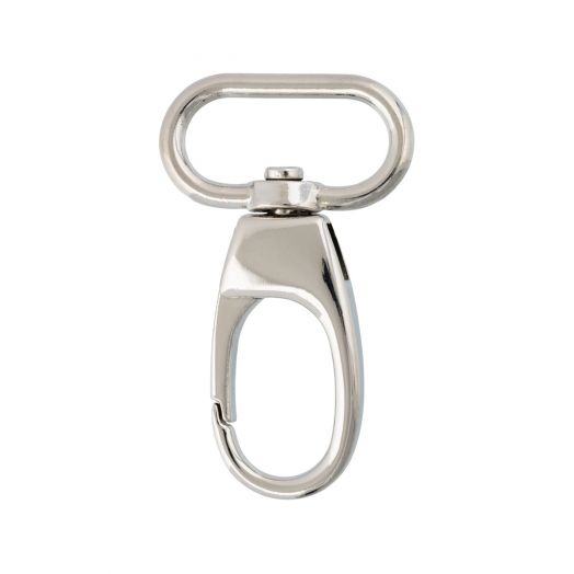 Карабин для сумки поворотный, металл, внутренний размер 25 мм Разные цвета металла (GH 117-25)