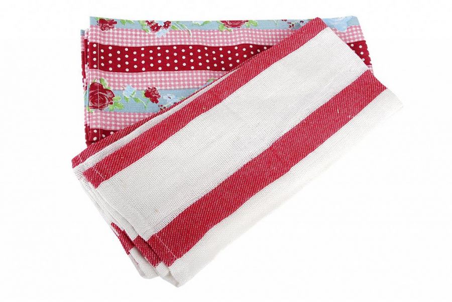 Набор 2х кухонных полотенец 38х64см хлопок