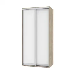 Оливия О41 Шкаф-купе (ш1000*г470*в2040мм) Серый дуб/Белый