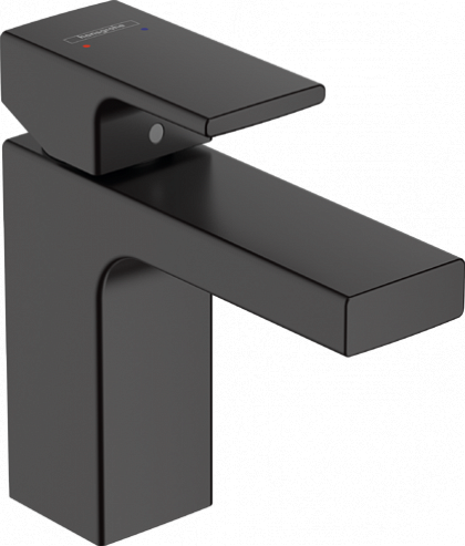 Смеситель для раковины Hansgrohe Vernis Shape, матовый чёрный 71569670
