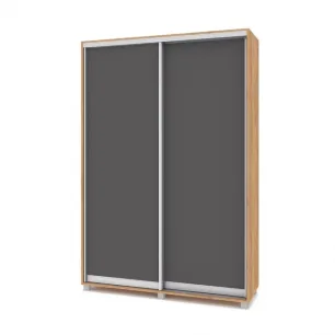 Роланд Р451 Шкаф-купе 2-х дв. (ш1500*г450*в2200мм) Золотой дуб/Графит