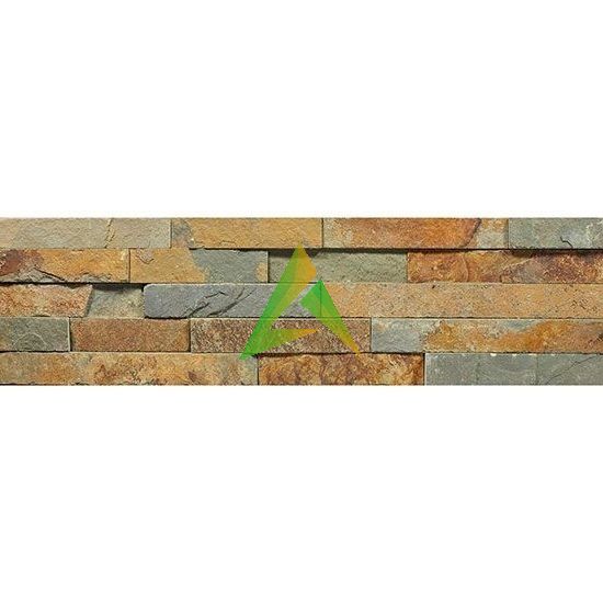 Панель из натурального камня Сланец мультиколор