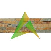 Панель из натурального камня Сланец мультиколор