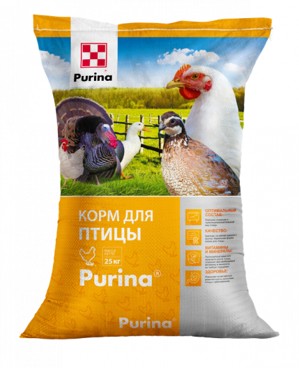 Комбикорм для индеек «Финиш» Purina, 25 кг
