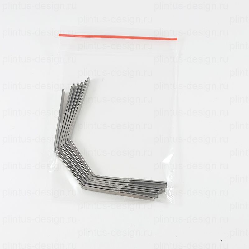 L-образный щелевой плинтус ФЕСО серебро анодированный