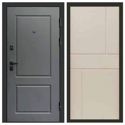 Входная дверь Termo-door Верона Грей - Горизонт Слоновая кость