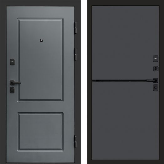 Входная дверь Termo-door Верона Грей - Нео Графит