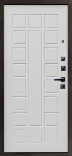 Входная дверь Termo-door Квадро Black - Престиж Бежевый матовый