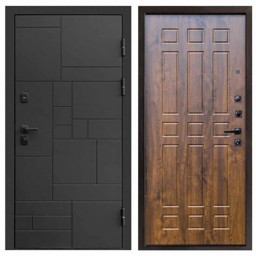 Входная дверь Termo-door Квадро Black - Спарта Дуб