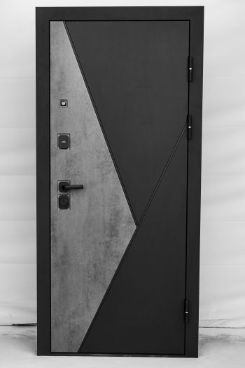 Входная дверь Termo-door Матрикс Бетон - Гранд Белый софт