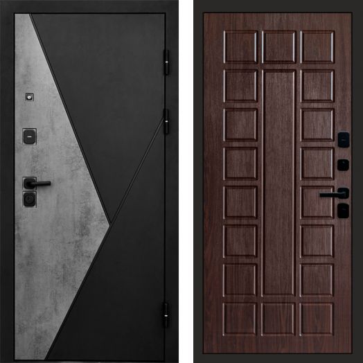 Входная дверь Termo-door Матрикс Бетон - Престиж Венге