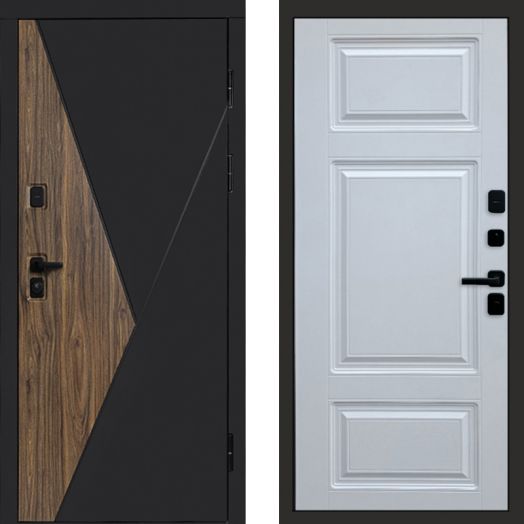 Входная дверь Termo-door Матрикс Дуб - Лион Белый софт