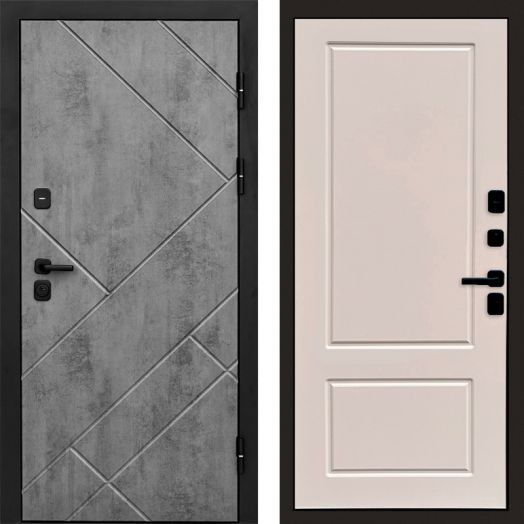 Входная дверь Termo-door Стоун Бетон - Марсель Слоновая кость