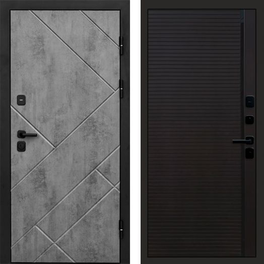 Входная дверь Termo-door Стоун Бетон - Porte black