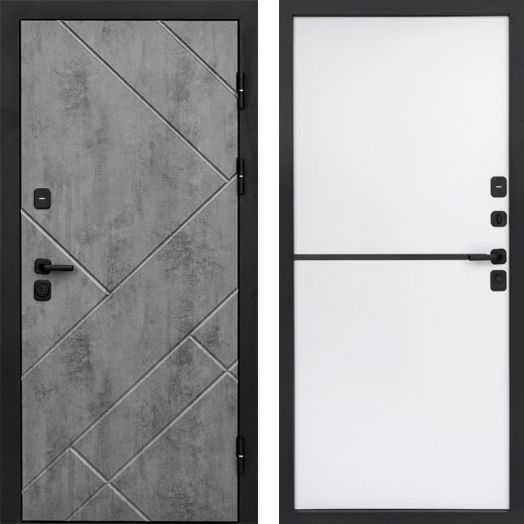 Входная дверь Termo-door Стоун Бетон - Нео White