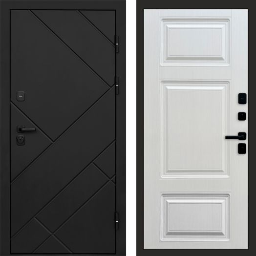 Входная дверь Termo-door Стоун Black - Лион Лиственница