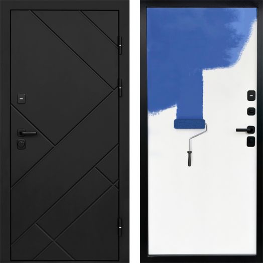 Входная дверь Termo-door Стоун Black - Грунт под покраску