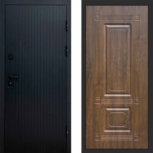 Входная дверь Termo-door Твист Black style - Мадрид Дуб