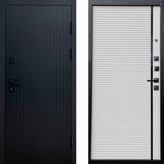 Входная дверь Termo-door Твист Black style - Porte white