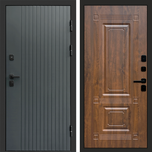 Входная дверь Termo-door Твист Грей style - Мадрид Дуб