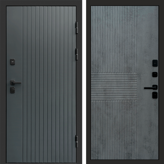 Входная дверь Termo-door Твист Грей style - Мастино Бетон темный