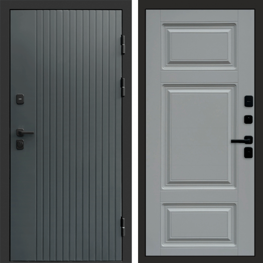 Входная дверь Termo-door Твист Грей style - Лион Грей софт