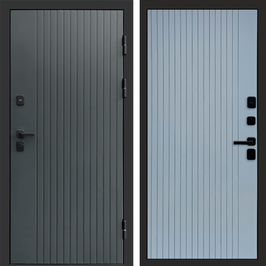 Входная дверь Termo-door Твист Грей style - FLAT Грей софт