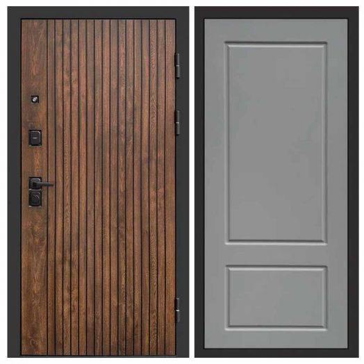 Входная дверь Termo-door Твист Дуб style - Марсель Грей софт